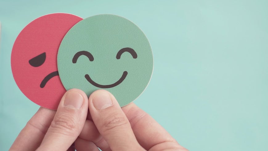 image showing positive and negative feedback