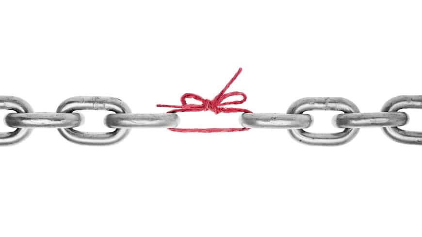 broken link in chain