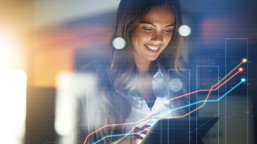 woman investing