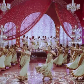 Dance scene from Bollywood film